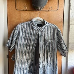 Cherokee Men's Blue Striped Shirt